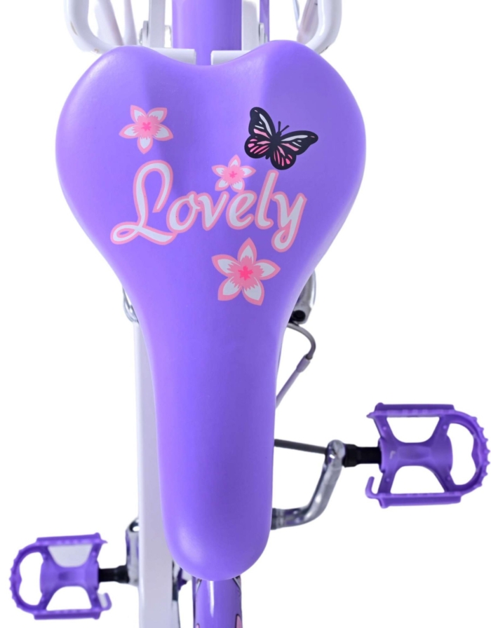 Volare Lovely Kinderfiets - Meisjes - 20 inch - Paars - Twee handremmen - Afbeelding 9