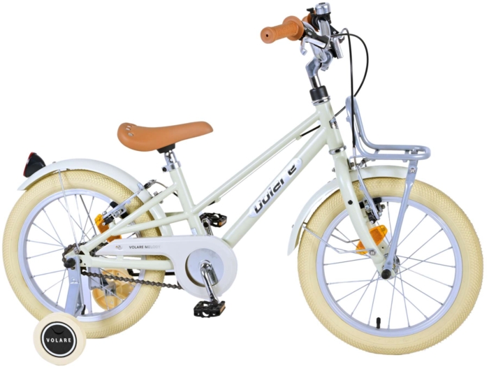 Volare Melody Kinderfiets - Meisjes - 16 inch - Zand - Twee handremmen - Afbeelding 2