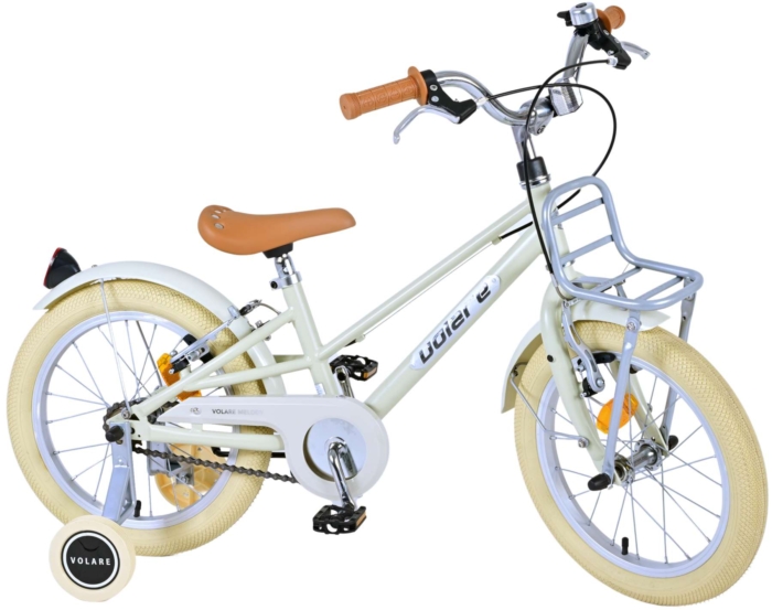 Volare Melody Kinderfiets - Meisjes - 16 inch - Zand - Twee handremmen - Afbeelding 3