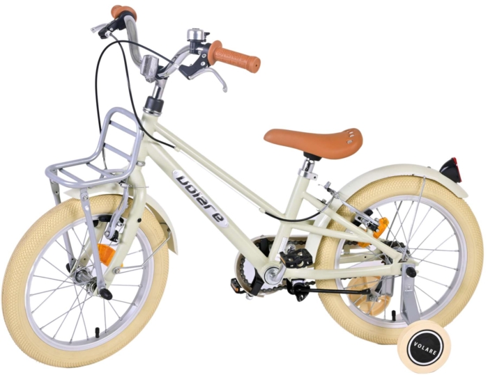 Volare Melody Kinderfiets - Meisjes - 16 inch - Zand - Twee handremmen - Afbeelding 15