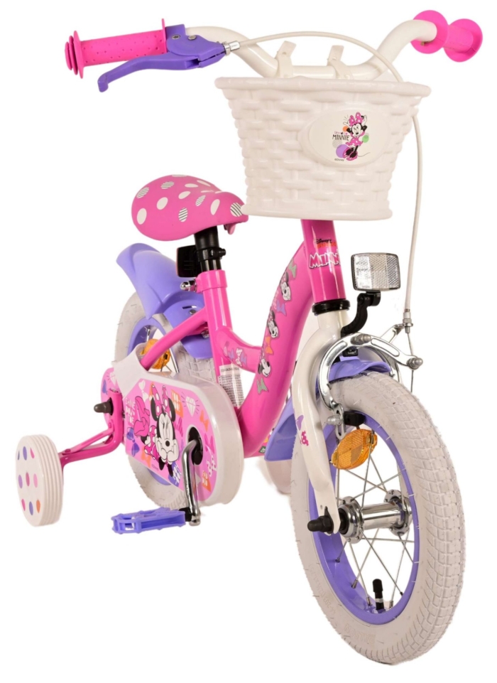 Minnie Cutest Ever! Kinderfiets - Meisjes - 12 inch - Roze - Afbeelding 6