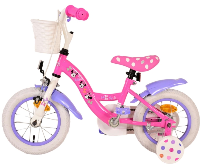 Minnie Cutest Ever! Kinderfiets - Meisjes - 12 inch - Roze - Afbeelding 8