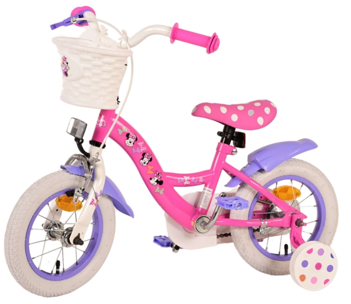 Minnie Cutest Ever! Kinderfiets - Meisjes - 12 inch - Roze - Afbeelding 9