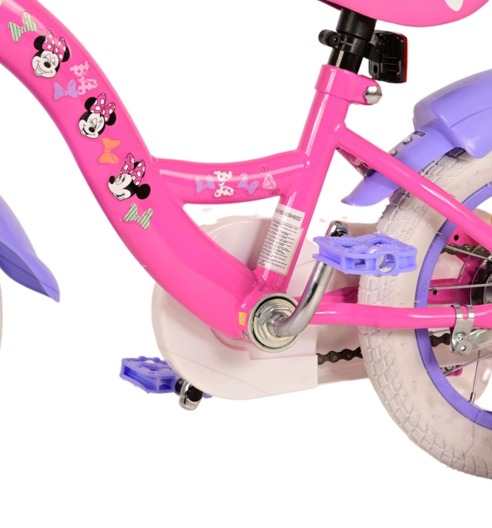 Minnie Cutest Ever! Kinderfiets - Meisjes - 12 inch - Roze - Afbeelding 10