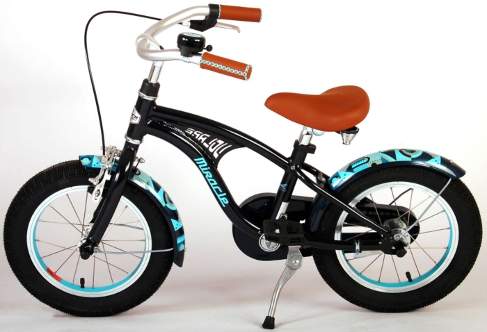 Volare Miracle Cruiser Kinderfiets - Jongens - 14 inch - Mat Blauw - Prime Collection - Afbeelding 13