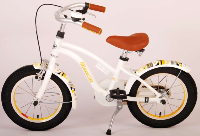 Volare Miracle Kinderfiets - Meisjes - 14 inch - Wit - Prime Collection - Afbeelding 13