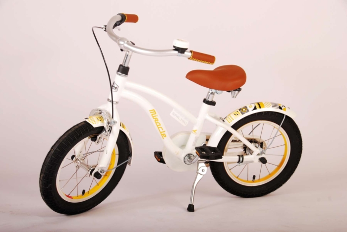 Volare Miracle Kinderfiets - Meisjes - 14 inch - Wit - Prime Collection - Afbeelding 14