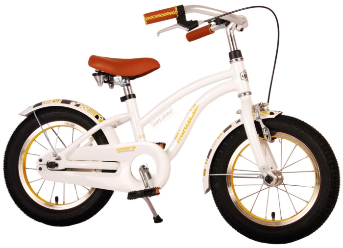 Volare Miracle Kinderfiets - Meisjes - 14 inch - Wit - Prime Collection - Afbeelding 2