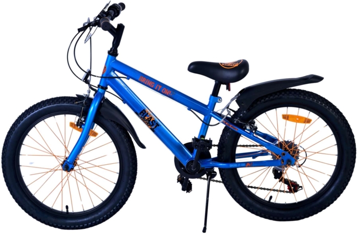 NERF Kinderfiets - Jongens - 20 inch - Satijn Blauw - 6 Speed - Afbeelding 7