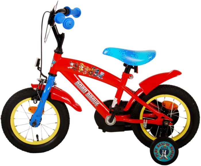 Paw Patrol Kinderfiets - Jongens - 12 inch - Rood/Blauw - Afbeelding 13