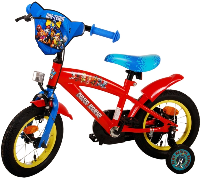 Paw Patrol Kinderfiets - Jongens - 12 inch - Rood/Blauw - Afbeelding 14