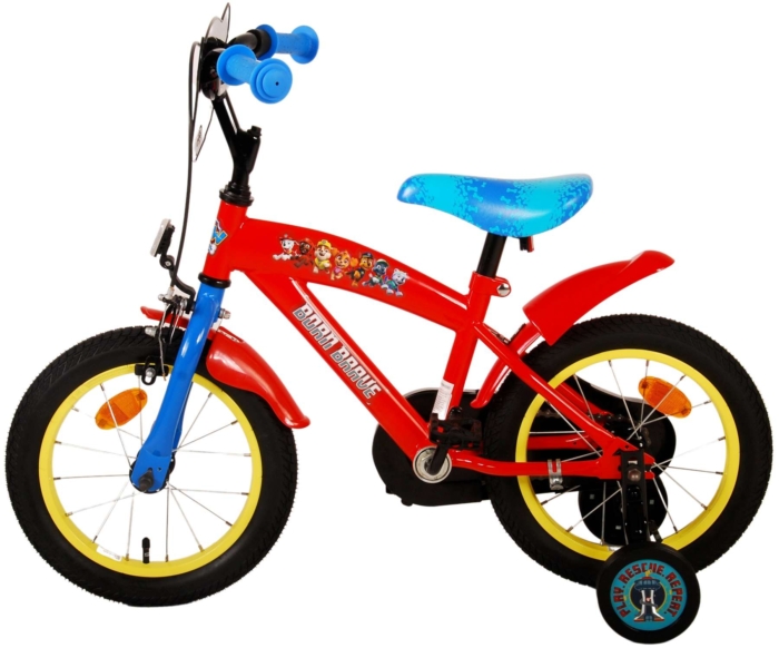 Paw Patrol Kinderfiets - Jongens - 14 inch - Rood/Blauw - Afbeelding 13