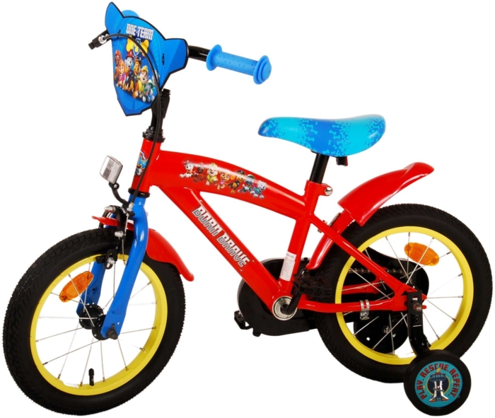 Paw Patrol Kinderfiets - Jongens - 14 inch - Rood/Blauw - Afbeelding 14