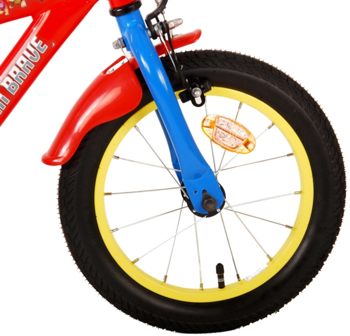 Paw Patrol Kinderfiets - Jongens - 14 inch - Rood/Blauw - Afbeelding 5