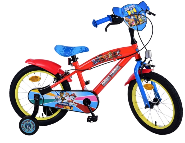 Paw Patrol Kinderfiets - Jongens - 16 inch - Rood - Twee handremmen - Afbeelding 2