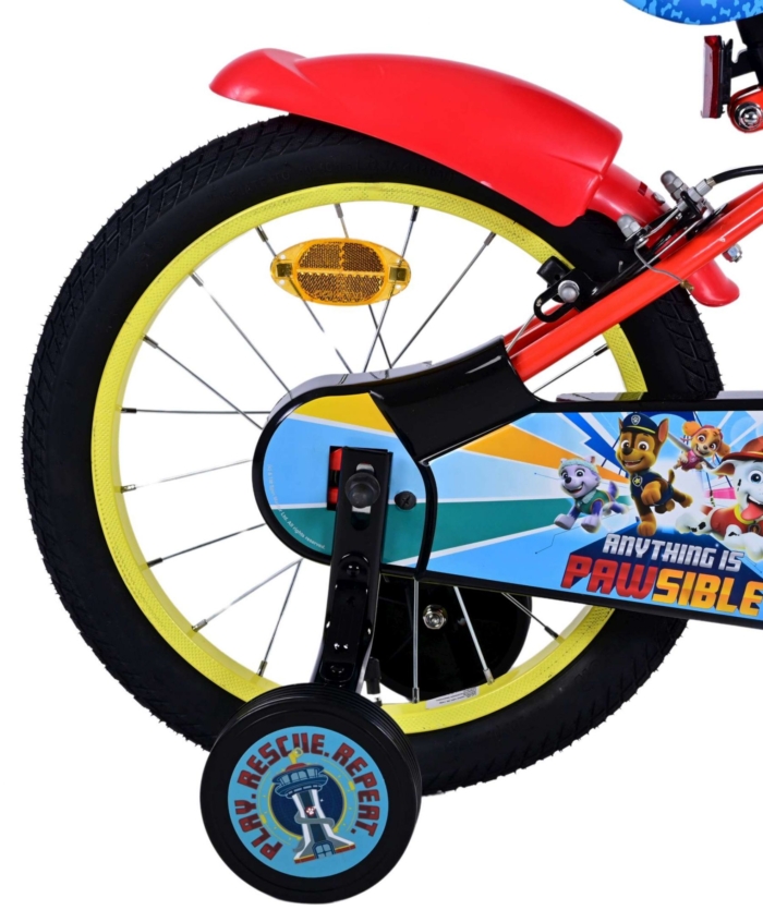 Paw Patrol Kinderfiets - Jongens - 16 inch - Rood - Twee handremmen - Afbeelding 3