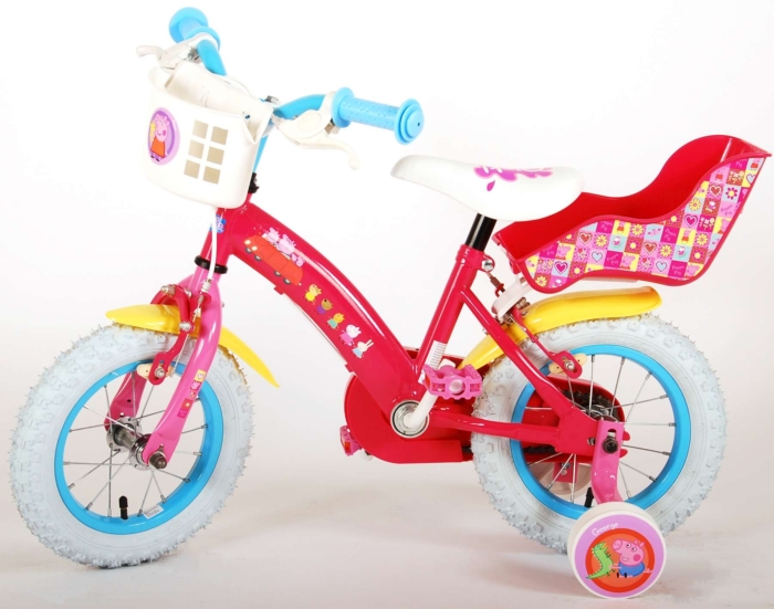 Peppa Pig Kinderfiets - Meisjes - 12 inch - Roze - Twee handremmen - Afbeelding 13