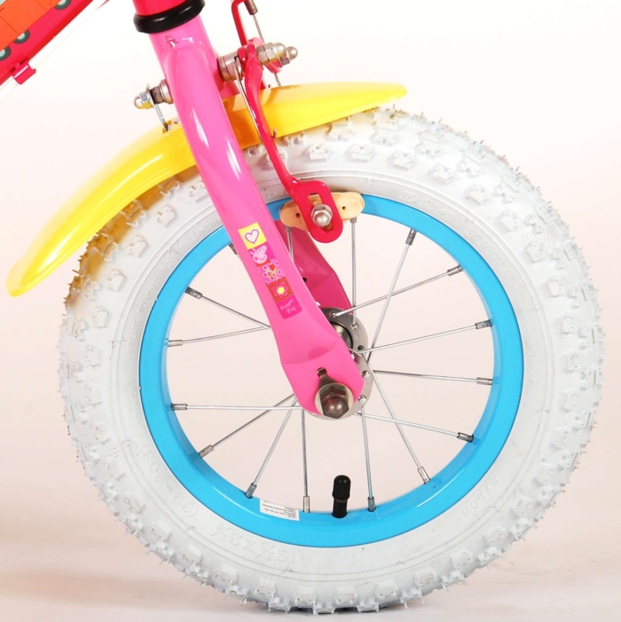 Peppa Pig Kinderfiets - Meisjes - 12 inch - Roze - Twee handremmen - Afbeelding 5