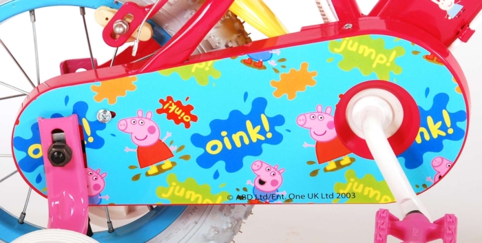 Peppa Pig Kinderfiets - Meisjes - 12 inch - Roze - Twee handremmen - Afbeelding 6