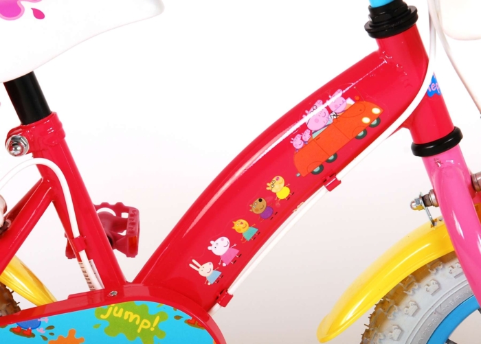 Peppa Pig Kinderfiets - Meisjes - 12 inch - Roze - Twee handremmen - Afbeelding 7