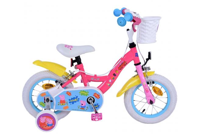 Peppa Pig Kinderfiets - Meisjes - 12 inch - Roze - Twee handremmen