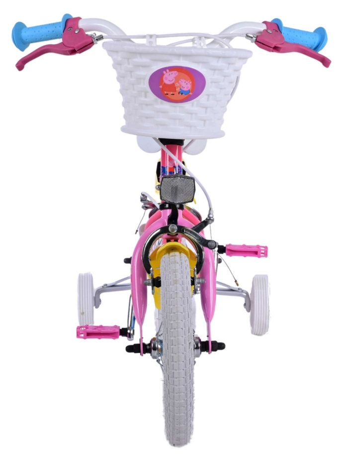 Peppa Pig Kinderfiets - Meisjes - 12 inch - Roze - Twee handremmen - Afbeelding 7