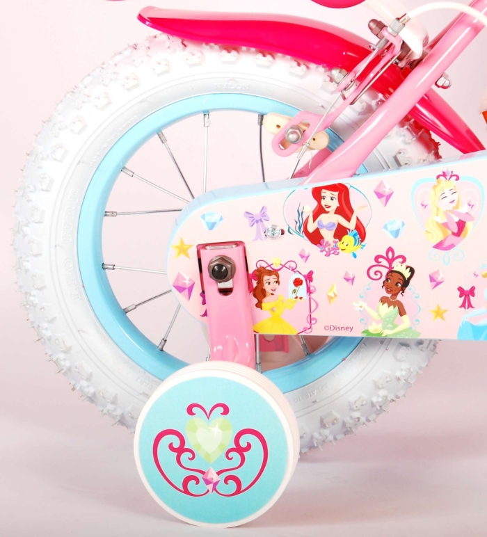 Disney Princess Kinderfiets - Meisjes - 12 inch - Roze - Twee Handremmen - Afbeelding 4