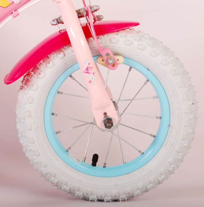 Disney Princess Kinderfiets - Meisjes - 12 inch - Roze - Twee Handremmen - Afbeelding 5