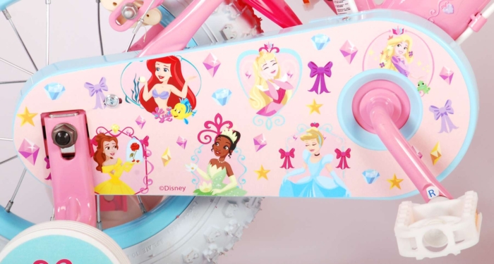 Disney Princess Kinderfiets - Meisjes - 12 inch - Roze - Twee Handremmen - Afbeelding 6