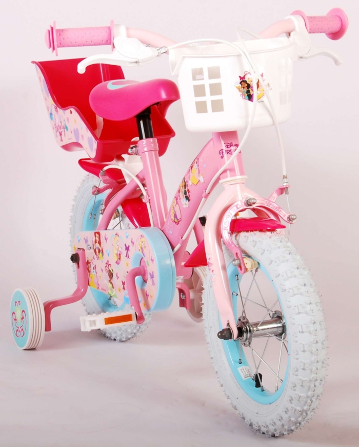 Disney Princess Kinderfiets - Meisjes - 12 inch - Roze - Twee Handremmen - Afbeelding 10