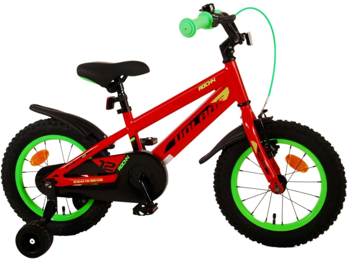 Volare Rocky Kinderfiets - Jongens - 14 inch - Rood - Afbeelding 2