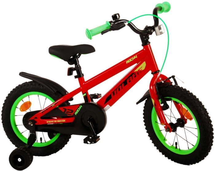 Volare Rocky Kinderfiets - Jongens - 14 inch - Rood - Afbeelding 3