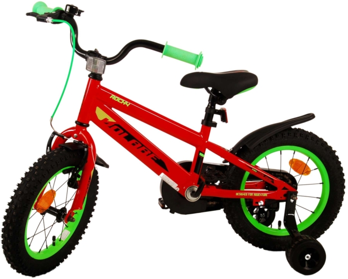 Volare Rocky Kinderfiets - Jongens - 14 inch - Rood - Afbeelding 15