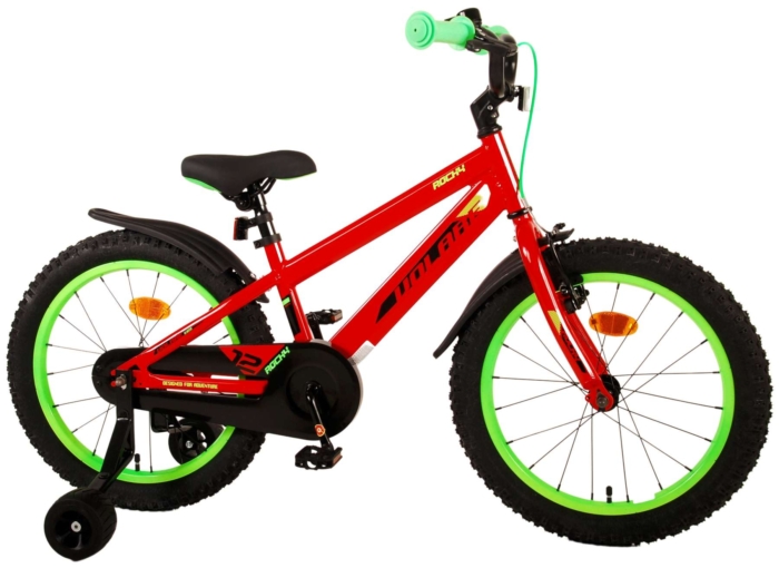 Volare Rocky Kinderfiets - Jongens - 18 inch - Rood - Afbeelding 2