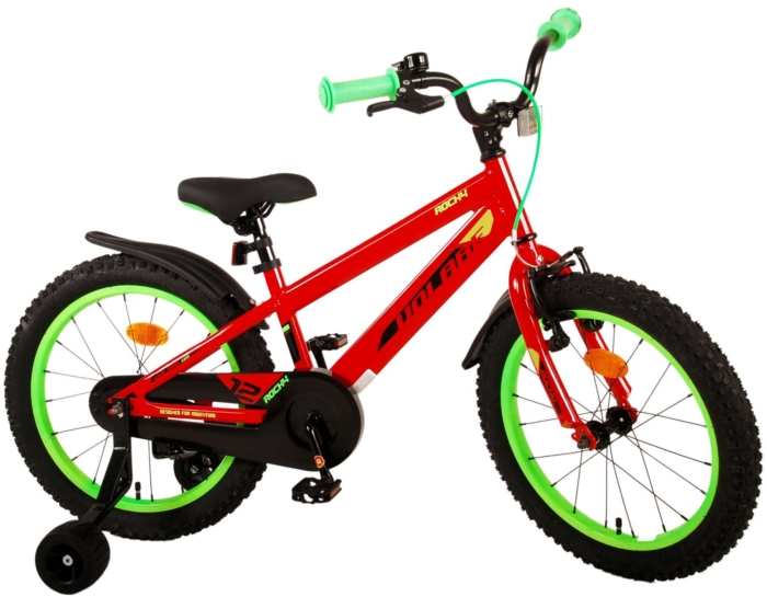 Volare Rocky Kinderfiets - Jongens - 18 inch - Rood - Afbeelding 3