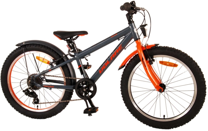 Volare Rocky Kinderfiets - 20 inch - Grijs Oranje - 6 speed - Prime Collection - Afbeelding 18