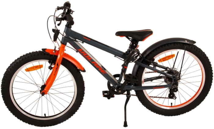 Volare Rocky Kinderfiets - 20 inch - Grijs Oranje - 6 speed - Prime Collection - Afbeelding 11