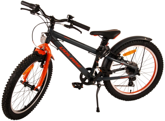 Volare Rocky Kinderfiets - 20 inch - Grijs Oranje - 6 speed - Prime Collection - Afbeelding 12