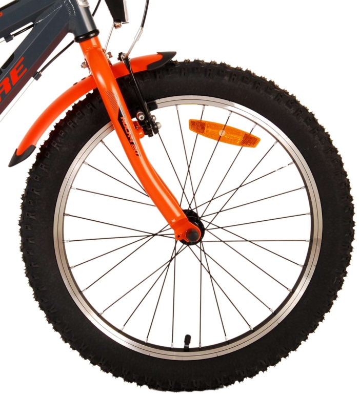 Volare Rocky Kinderfiets - 20 inch - Grijs Oranje - 6 speed - Prime Collection - Afbeelding 3