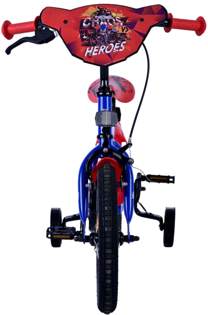 Sonic Prime Kinderfiets - Jongens - 14 inch - Blauw Rood - Afbeelding 7