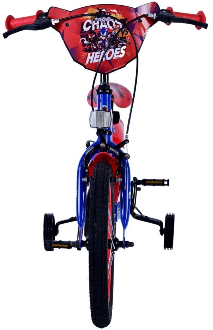 Sonic Prime Kinderfiets - Jongens - 16 inch - Blauw Rood - Twee handremmen - Afbeelding 7