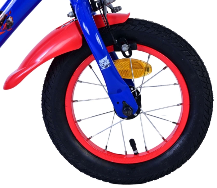 Sonic Prime Kinderfiets - Jongens - 12 inch - Blauw Rood - Afbeelding 3