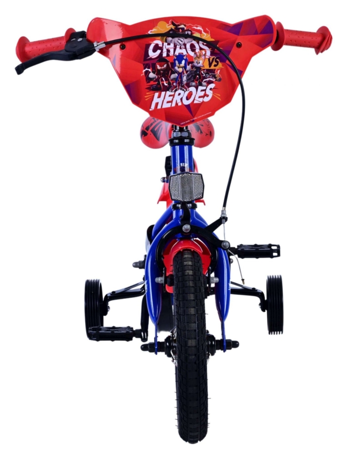 Sonic Prime Kinderfiets - Jongens - 12 inch - Blauw Rood - Afbeelding 6