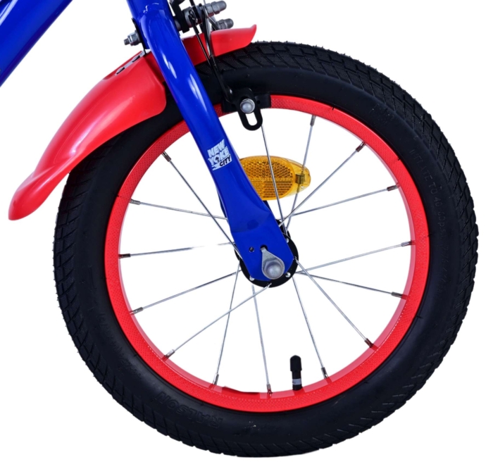 Sonic Prime Kinderfiets - Jongens - 14 inch - Blauw Rood - Twee handremmen - Afbeelding 3