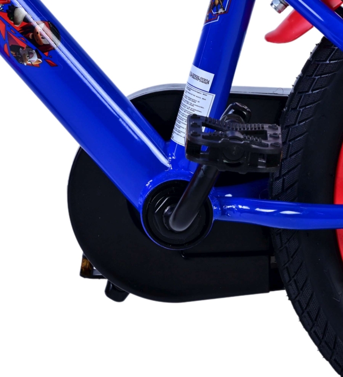 Sonic Prime Kinderfiets - Jongens - 14 inch - Blauw Rood - Twee handremmen - Afbeelding 9