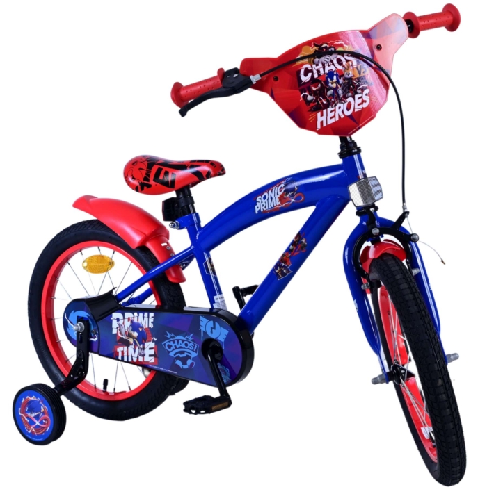 Sonic Prime Kinderfiets - Jongens - 16 inch - Blauw Rood - Afbeelding 5