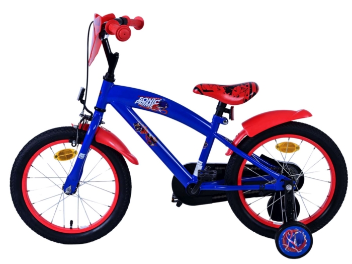 Sonic Prime Kinderfiets - Jongens - 16 inch - Blauw Rood - Afbeelding 7