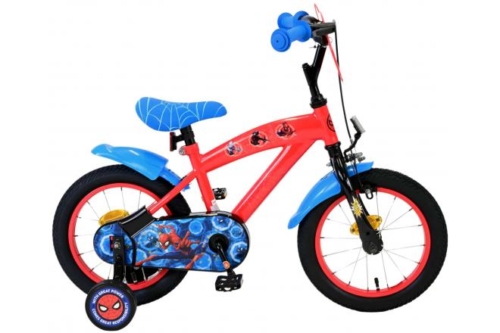 Marvel Spider-Man Kinderfiets - Jongens - 14 inch - Rood/Blauw