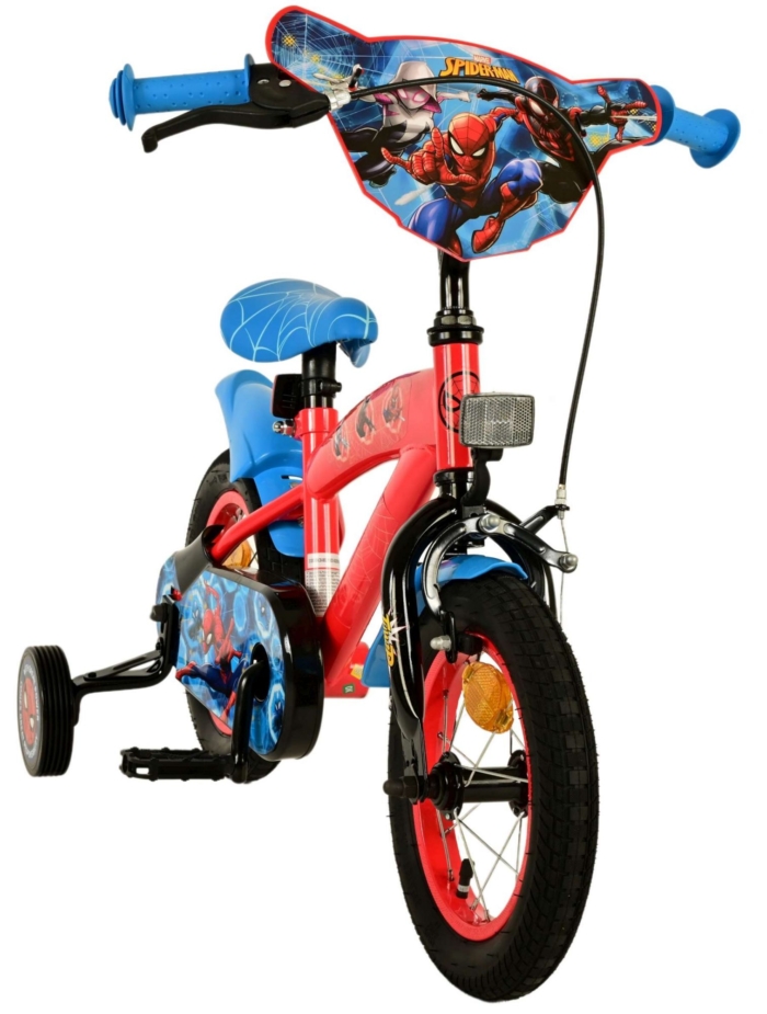 Spider-Man Kinderfiets - Jongens - 12 inch - Blauw/Rood - Afbeelding 5