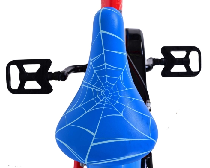 Ultimate Spider-Man Kinderfiets - Jongens - 12 inch - Blauw/Rood - Twee handremmen - Afbeelding 5